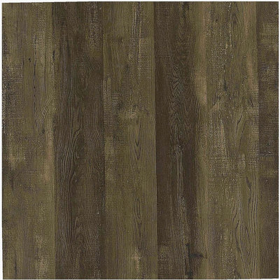 Black and Rustic Oak 40-inch Wall Shelf