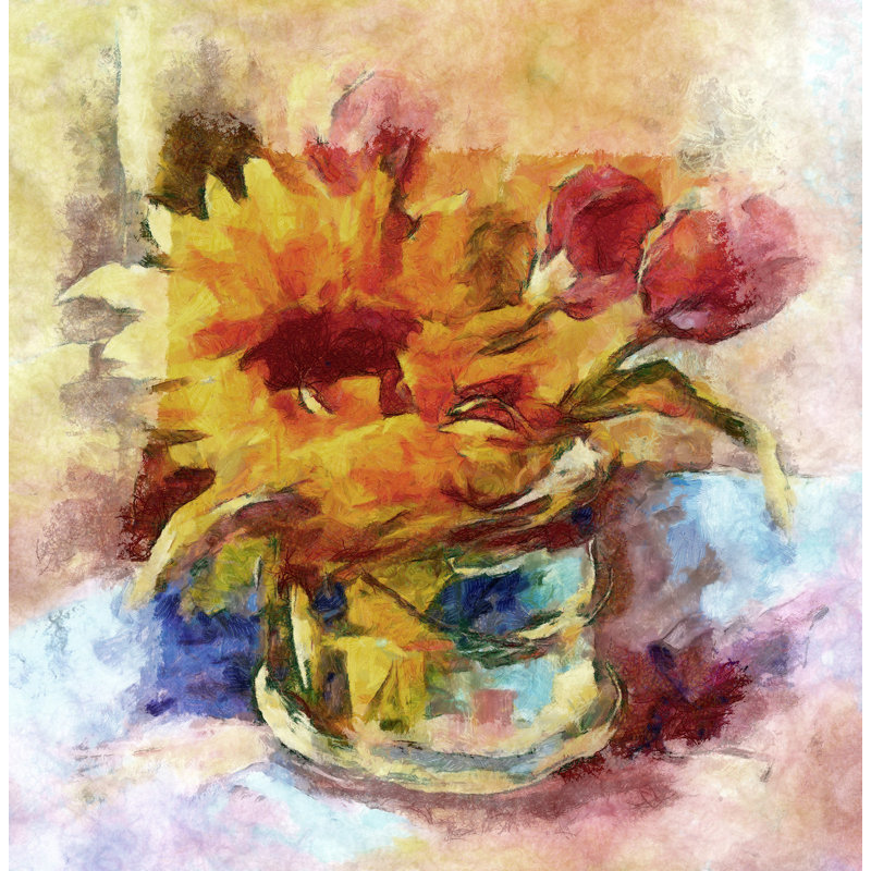 " Pink Hydrangeas 163 ", 16" H x 16" W x 1.5" D