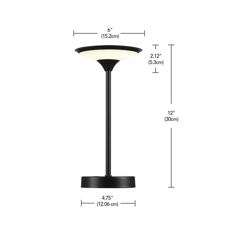 Lampe de table en métal Beauregard