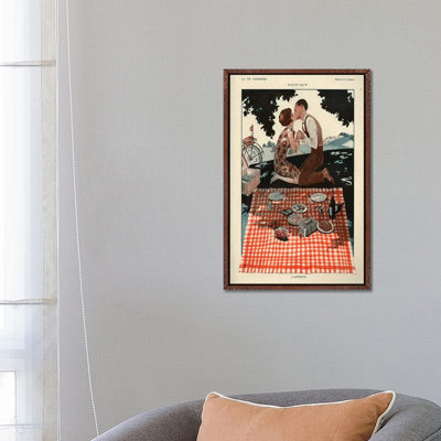 1926 La Vie Parisienne Magazine Plate by Georges Leonnec - Print on Canvas