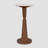 Lexington Solid Wood Marble Top Pedestal End Table