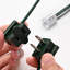 Yescom 30Pcs SPT-1 Christmas Slip Plug and Vampire Plug répertorié UL
