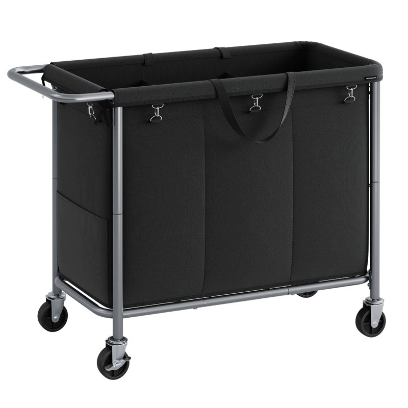 Rolling Laundry Hamper with Handles