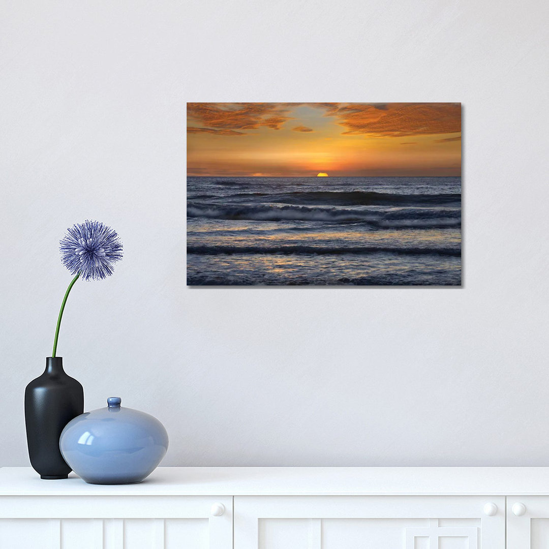Sunset, Playa Langosta, Guanacaste, Costa Rica by Tim Fitzharris - Wrapped Canvas Print