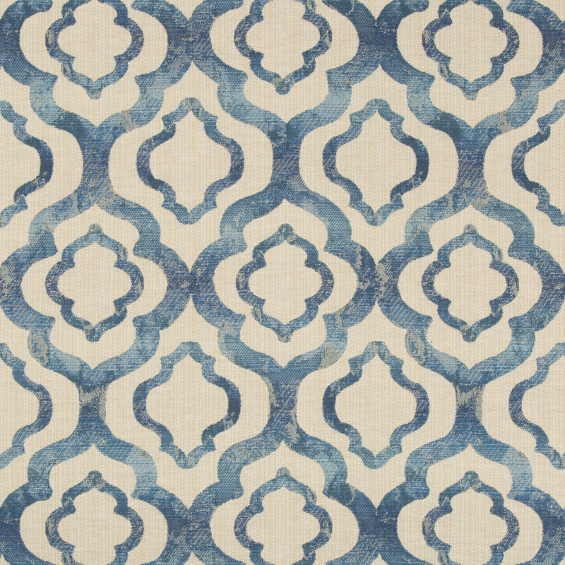 Crypton Home Cotton Blend Fabric, Blue