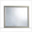 Miroir argent CHLOE GEMSTONE avec bordure en bois élégante, durable et élégante pour les espaces modernes et traditionnels