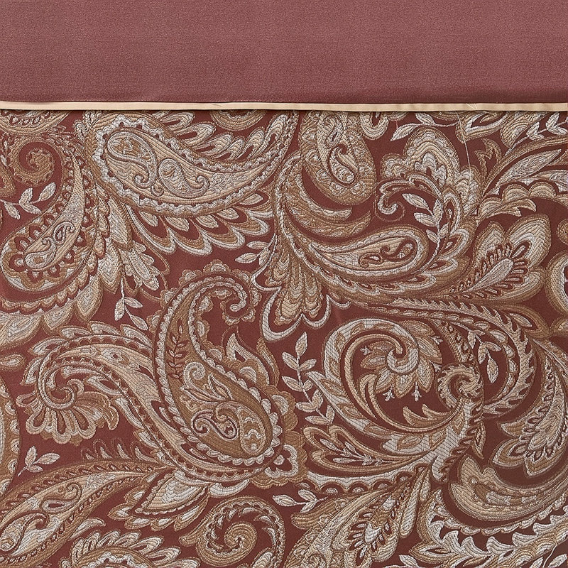 Jacquard Shower Curtain, Red