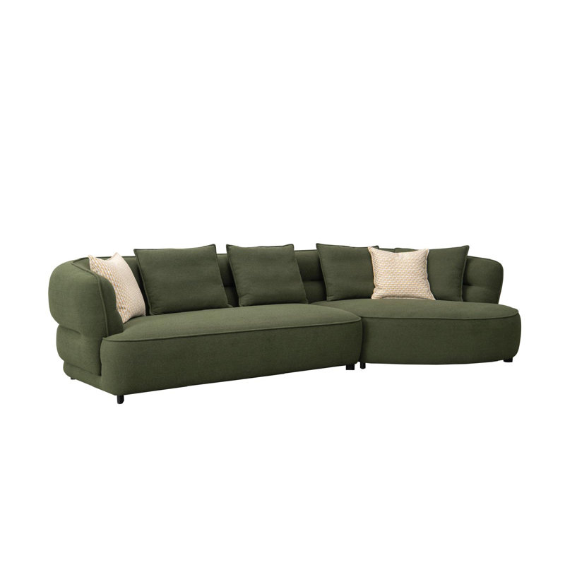 Canapé modulaire rembourré de la collection Aurora - 133 po