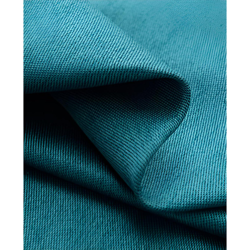 Rayfus Cotton Blend Room Darkening Curtain Single Panel, 59.05" W x 86.61" L