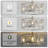 Heleena 20" Caged Enclosed Low Profile Crystal Ceiling Fan with Lights and Remote Control-1661750172