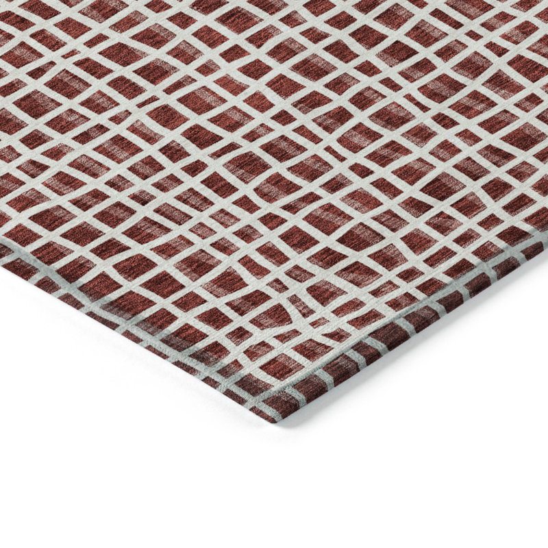  Tapis d'entrée / extérieur antidérapant Finck, Rectangle 2 pi 6 po x 3 pi 10 po