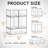 5-Pack Acrylic Baby Bottle Storage Organizer, Stackable Clear Drawer Container for Countertop, Vanity, Bathroom, Cabinet & Pantry, 2S2M1L