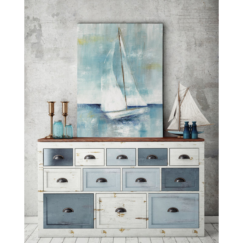 " Come Sailing II ", 16" H x 20" W x 1.5" D