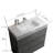 35.8'' Bathroom Vanity with Ceramic Top