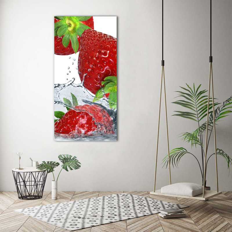 Strawberries - Wrapped Canvas Print