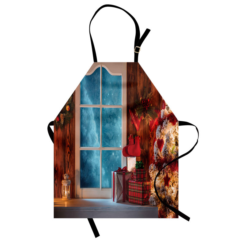 Christmas No Pattern Bib Apron