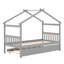 Lit en bois avec couchette-155783352