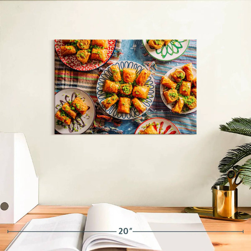 Baklava gastronomique, H 8 po x l 12 po