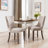 Friedhard Upholstered Wing-Back Dining Chair with Backstitching Nailhead Trim and Solid Wood Legs,Set of 2-189185873