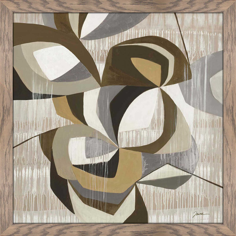 Jack in the Box - Peinture, Cadre taupe délavé, H 31,5 po x l 31,5 po x P 1 po