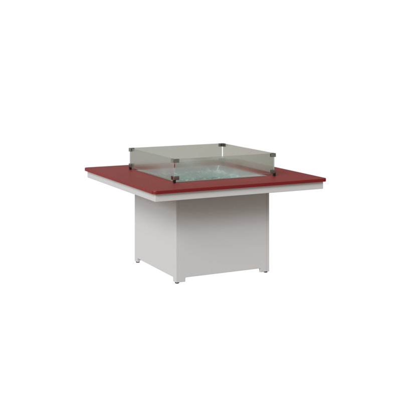  Foyer de table Numa Marine, H 24,75 po x l 47 po x P 47 po, Rouge