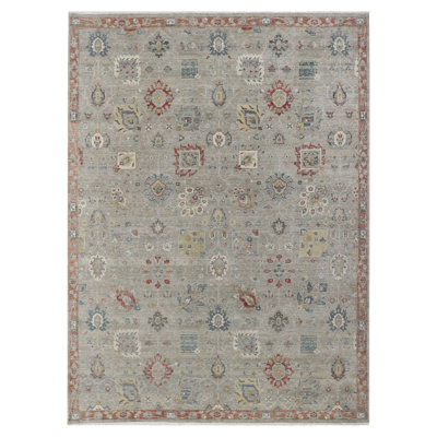 Gray Antique Revival Wool Rug