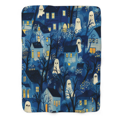 Spectral Village - 1 Piece Premium Sherpa Blanket 0210