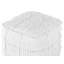 HARNAI 40cm Wide Square Geometric Cube Ottoman