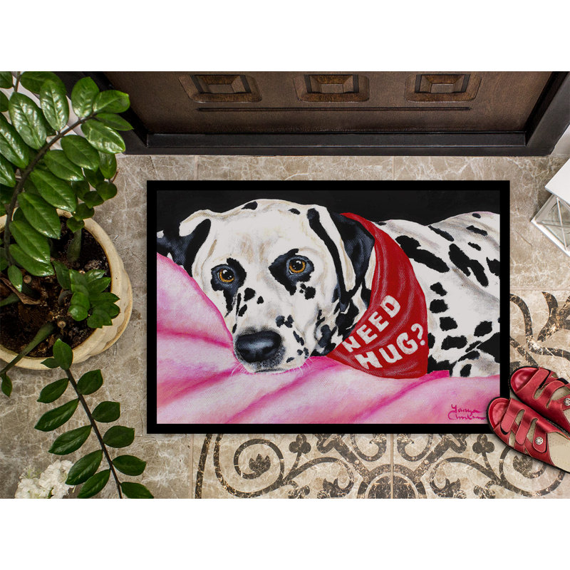 Tapis d’extérieur antidérapant anti-dérapant dalmatien need, Rectangle 1 pi 6 po x 2 pi 3 po