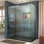 Cabine de douche sans cadre 76 po Enigma-Z