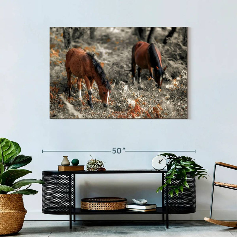 Brampt Horse Trails II, 30" H x 45" W
