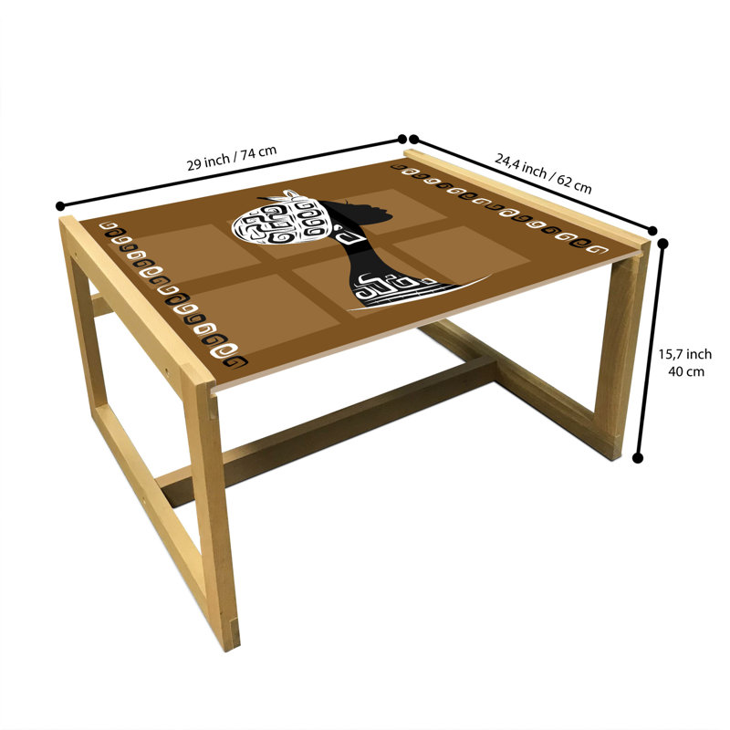 Jamesmichael Sled Coffee Table, 62cm H x 74cm W x 40cm D