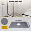 Ensemble de bordure de douche 48 po x 72 po en acier inoxydable, mousse EPS, PEHD, XPS, ABS 1 ensemble de drain central imperméable facile à installer-964430698