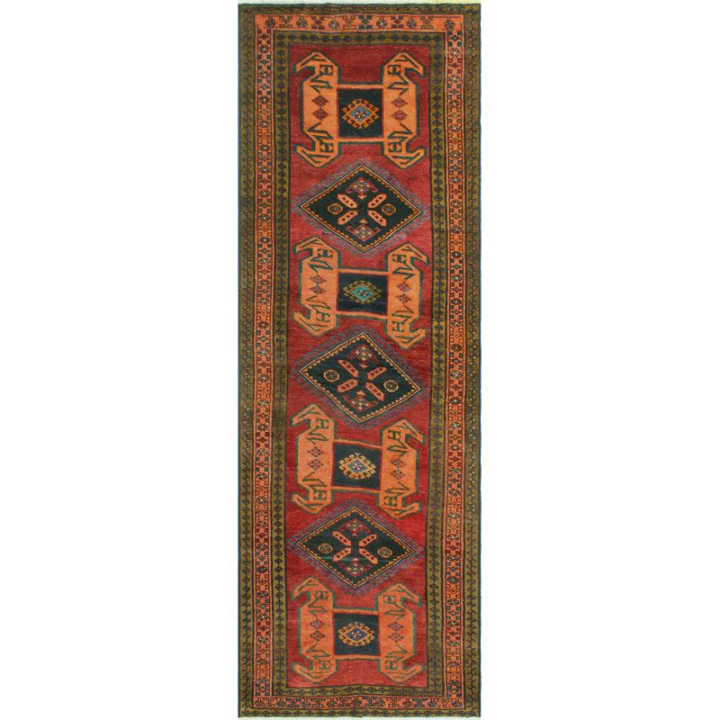 Khylar Distressed Balthild Red Runner