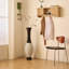Vase de plancher sur pied debout - Rotin artificiel durable - Élégant