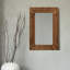 Solid Wood Rectangle Mirror