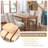 High-end Tufted Velvet Upholstered Nailhead Dining Chair (Set of 4)-2091495574-2091495576