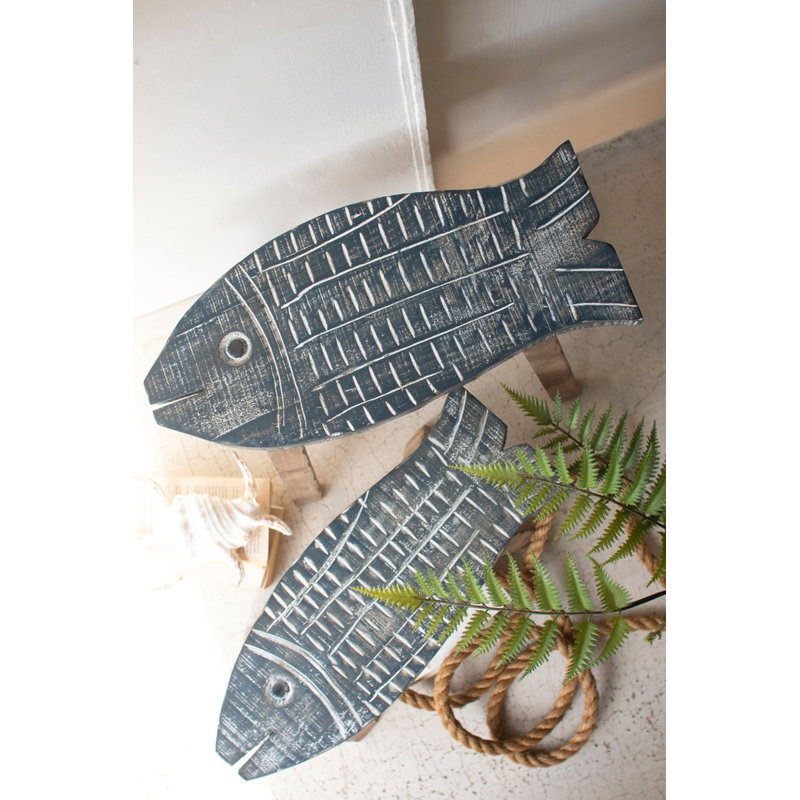 Ensemble de 2 tabourets à poisson Kalalou