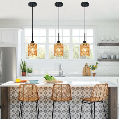 Achazia 3 - Light Matte Black Single Pendant