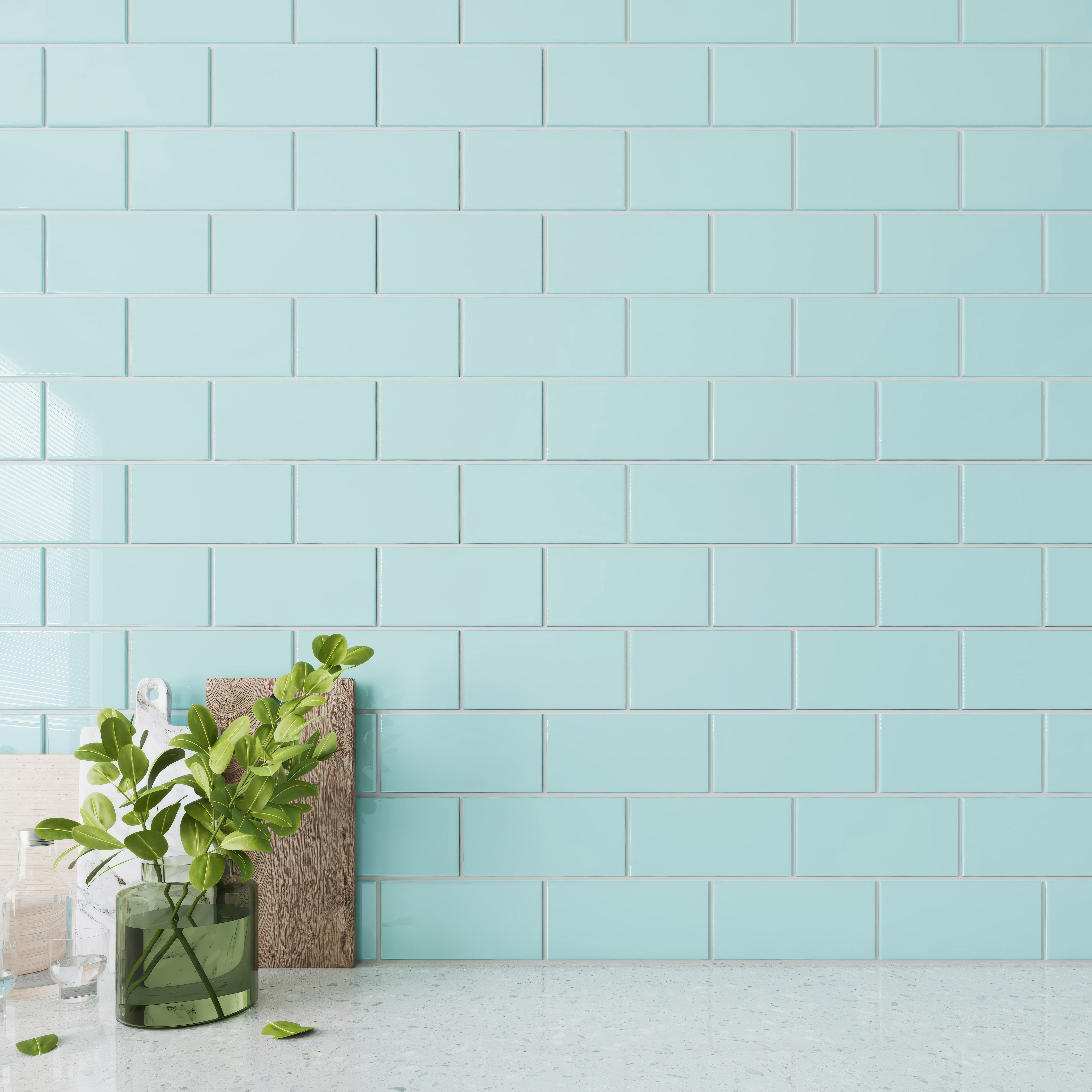 Subway Glass Tile 3" x 6"