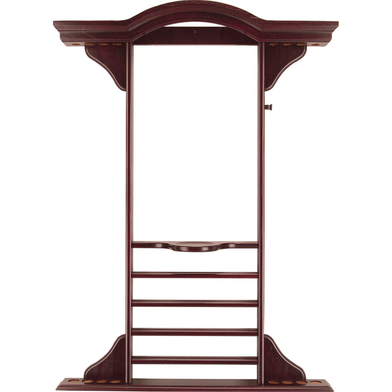 Deluxe 8 Cue Wall Rack, Wine