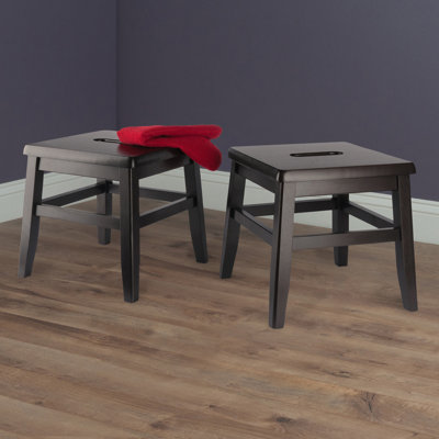 Mariani Solid Wood Accent Stool