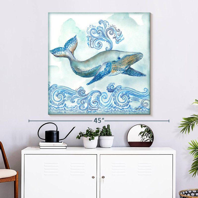 Brampt Boho Shells - Whale, 33" H x 33" W