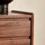 Commode d'appoint de sol en noyer