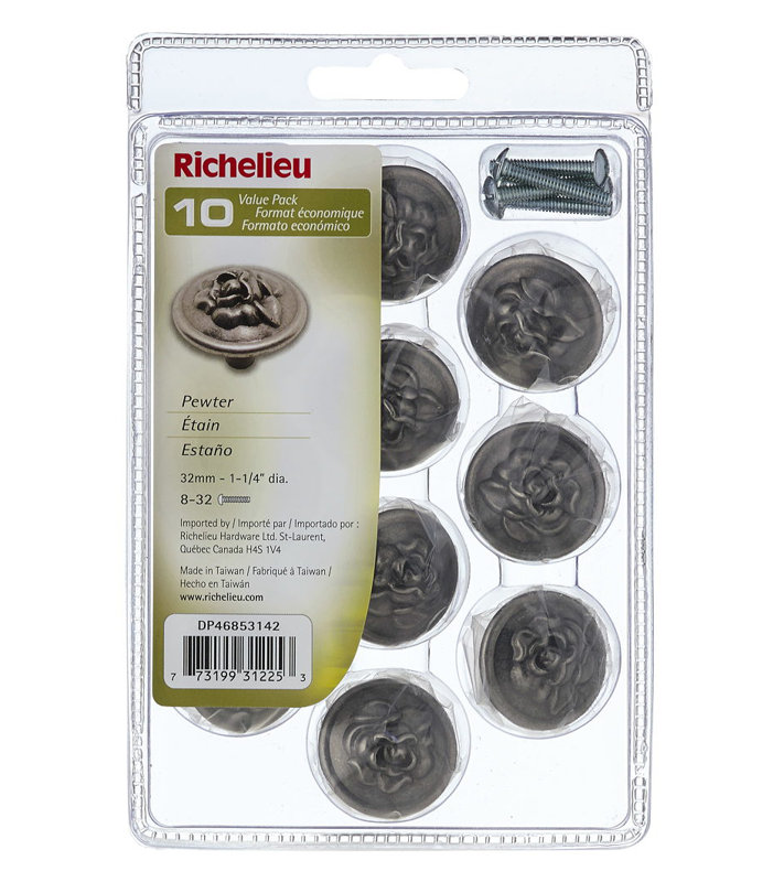 Poignée ronde 1 1/4" de diamètre
