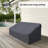 Shea 63'' Wide Wicker Patio Loveseat Cover