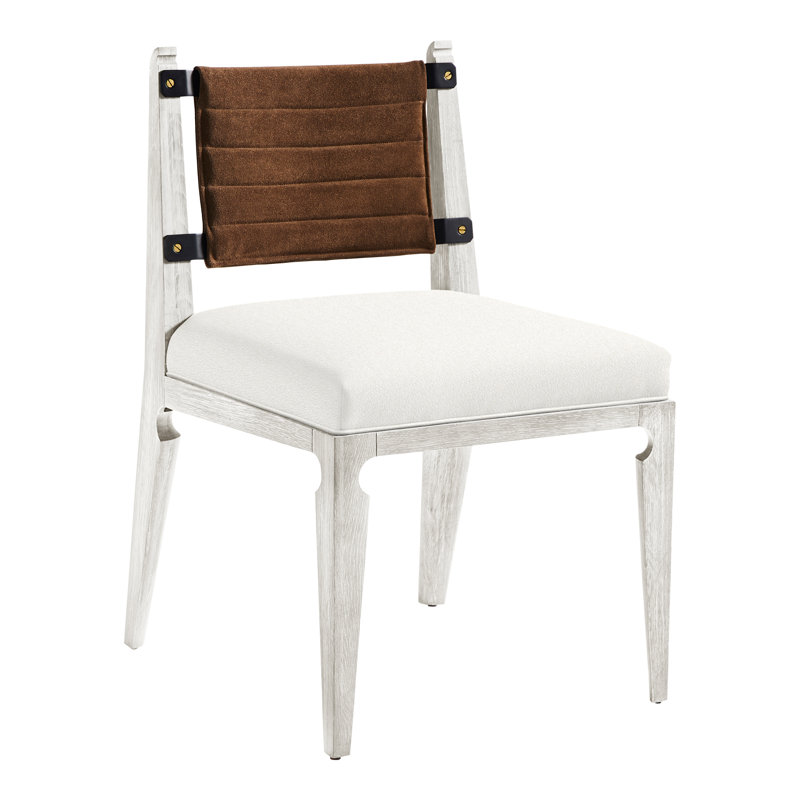 Thom Filicia Home Gifford Side Chair, Casa Blanca, Kennelly Snow