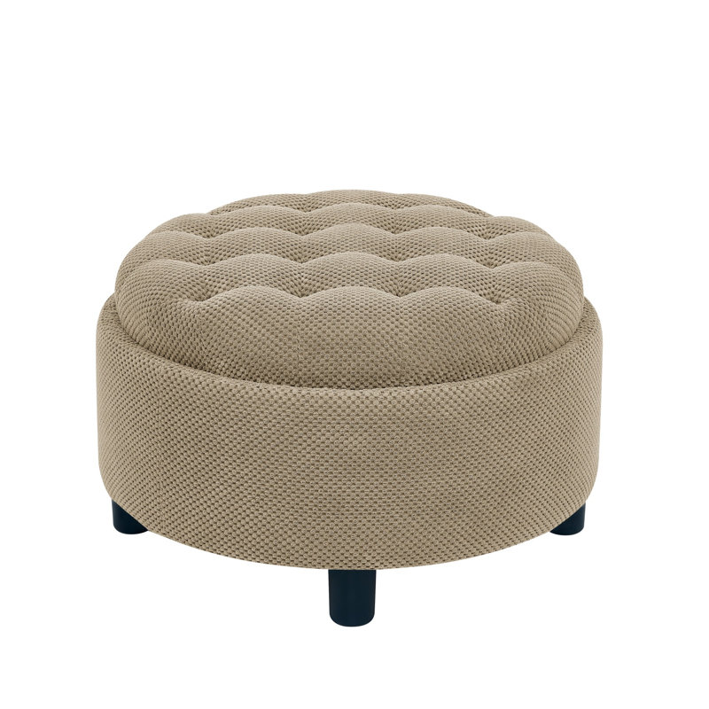 63.5cm Wide Standard Ottoman, Camel