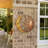 21 Inch Handcrafted Sun and Moon Accent Wall Decor, Round Metal Wall Mount, Rustic Gold, Bronze
