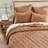 Washed Linen Sandstone Twin Quilt